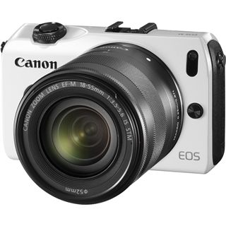 Canon EOS M Kit inklusive EF-M 18-55 mm f/3.5-5.6 IS STM + Speedlite