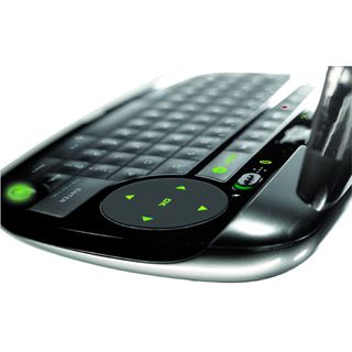 TAS Logitech diNovo Mini Tastatur Schwarz/Silber Deutsch USB