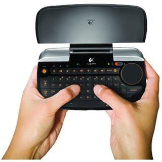 TAS Logitech diNovo Mini Tastatur Schwarz/Silber Deutsch USB