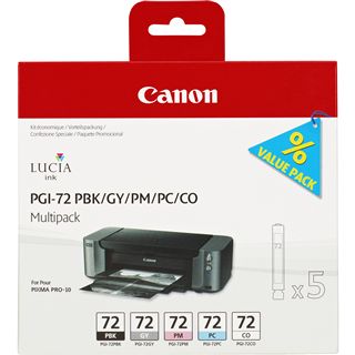 Canon Tinte PGI-72PMP Multipack 6403B007 schwarz photo,grau,magenta