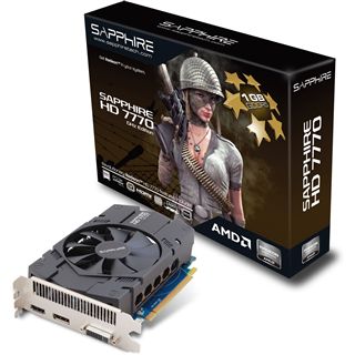 1GB Sapphire Radeon HD 7770 Aktiv PCIe 3.0 x16 (Lite Retail)