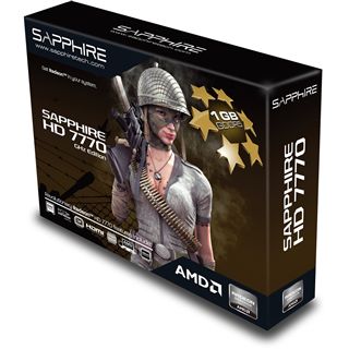 1GB Sapphire Radeon HD 7770 Aktiv PCIe 3.0 x16 (Lite Retail)