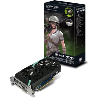 2GB Sapphire Radeon HD 7870 GHz Edition OC Aktiv PCIe 3.0 x16 (Lite