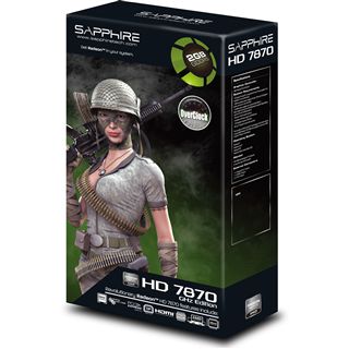 2GB Sapphire Radeon HD 7870 GHz Edition OC Aktiv PCIe 3.0 x16 (Lite
