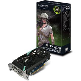 2GB Sapphire Radeon HD 7870 GHz Edition Aktiv PCIe 3.0 x16 (Lite