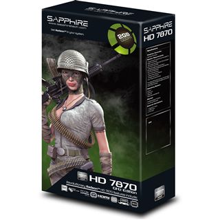 2GB Sapphire Radeon HD 7870 GHz Edition Aktiv PCIe 3.0 x16 (Lite