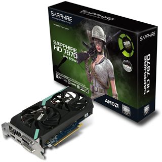 2GB Sapphire Radeon HD 7870 GHz Edition OC Aktiv PCIe 3.0 x16 (Full