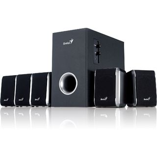 Genius SW-5.1 3005 5.1 System 75W RMS schwarz