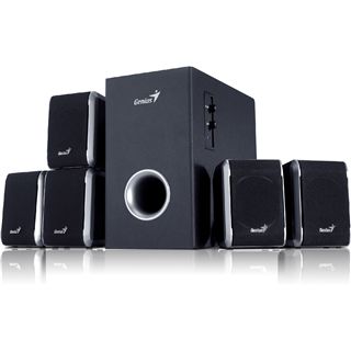 Genius SW-5.1 3005 5.1 System 75W RMS schwarz