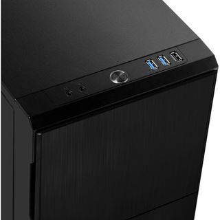 Nanoxia Deep Silence 2 ged&auml;mmt Midi Tower ohne Netzteil schwarz