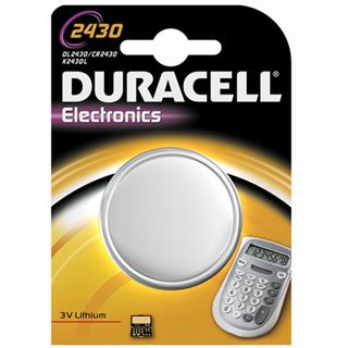 Duracell CR2430 Lithium Knopfzellen Batterie 3.0 V 1er Pack