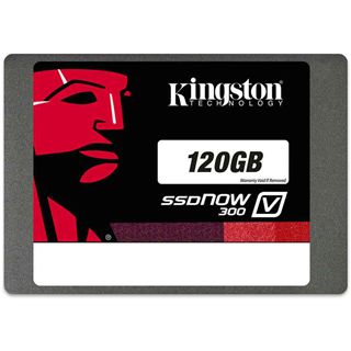 120GB Kingston SSDNow V300 2.5" (6.4cm) SATA 6Gb/s MLC asynchron