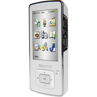 8GB Transcend MP870 6,1cm MP3Player USB wei&szlig;