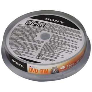 Sony DVD-RW 4.7 GB 10er Spindel (10DMW47SP)