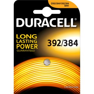 Duracell 392/384 SR41 Silber Knopfzellen Batterie 1.5 V 1er Pack