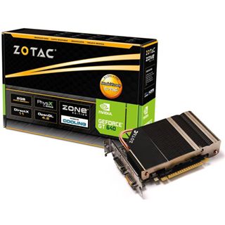 2GB ZOTAC GeForce GT 640 Zone Edition GDDR3 Passiv PCIe 3.0 x16