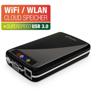 1TB Fantec MWiD25 Mobile WLAN 16366 2.5" (6.4cm) USB