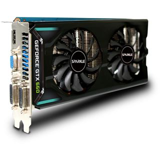 2GB Sparkle GeForce GTX 660 OC Aktiv PCIe 3.0 x16 (Bulk)