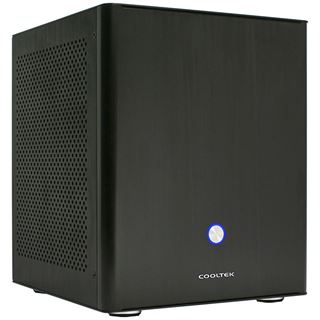 Cooltek Coolcube ITX Tower ohne Netzteil schwarz