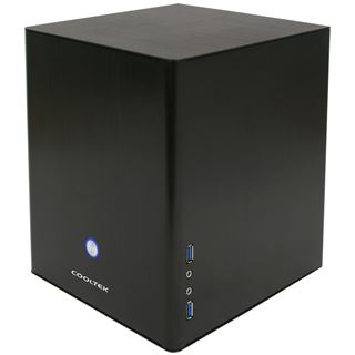 Cooltek Coolcube ITX Tower ohne Netzteil schwarz