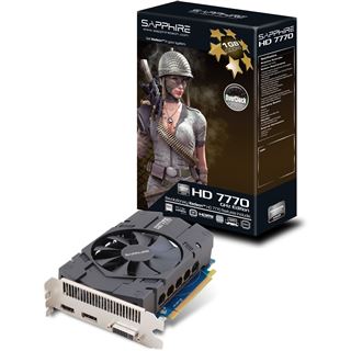 1GB Sapphire Radeon HD 7770 GHz Edition OC Aktiv PCIe 3.0 x16 (Lite