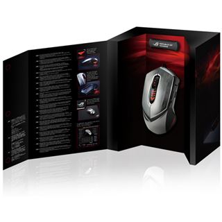 Asus ROG GX1000 Laser Gaming Mouse USB grau/schwarz (kabelgebunden)