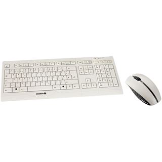 CHERRY B.Unlimited AES Deutsch USB weiß/grau