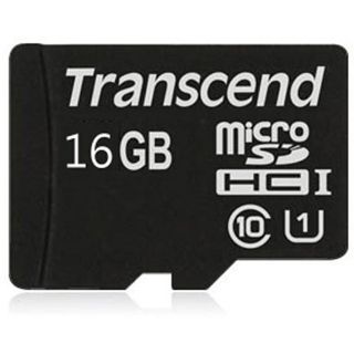 16 GB Transcend Premium UHS-I microSDHC Class 10 Bulk
