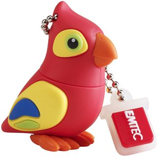 8 GB EMTEC Die Dschungel Animals Papagei Figur USB 2.0