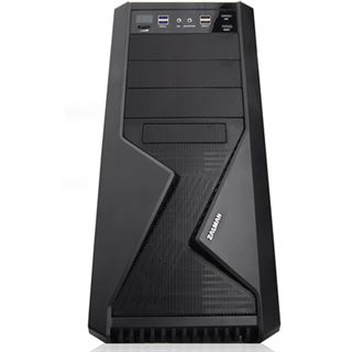 Zalman Z9 USB3.0 mit Sichtfenster Midi Tower ohne Netzteil schwarz