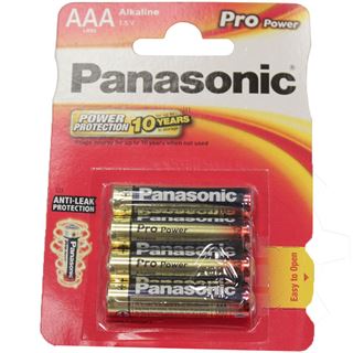 Panasonic Pro Power LR03 Alkaline AAA Micro Batterie 1.5 V 4er Pack