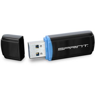 16 GB Sharkoon Flexi-Drive Sprint Plus schwarz/blau USB 3.0