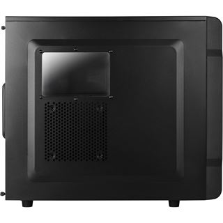 Thermaltake Versa G1 mit Sichtfenster Midi Tower ohne Netzteil schwarz