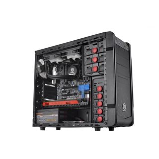 Thermaltake Versa G1 mit Sichtfenster Midi Tower ohne Netzteil schwarz