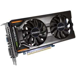 1GB Sparkle GeForce GTX 650 Ti SOC Aktiv PCIe 3.0 x16 (Retail)