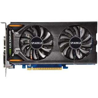 1GB Sparkle GeForce GTX 650 Ti SOC Aktiv PCIe 3.0 x16 (Retail)