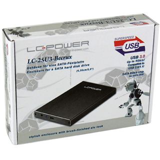 LC-Power LC-25U3-Becrux 2.5" (6,35cm) USB 3.0 schwarz