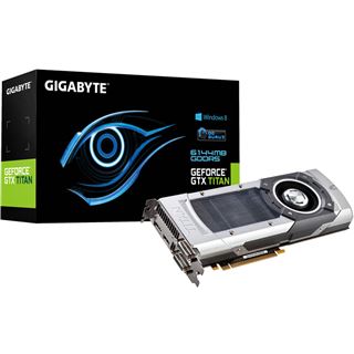 6GB Gigabyte GeForce GTX Titan Aktiv PCIe 3.0 x16 (Retail)