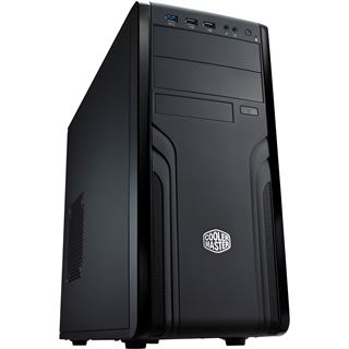Cooler Master Force 500 Midi Tower ohne Netzteil schwarz