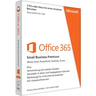 Microsoft Office 365 Small Business Premium 32/64 Bit Englisch 1 User