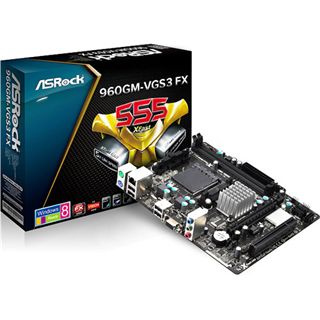 ASRock 960GM-VGS3 FX AMD 760G So.AM3+ Dual Channel DDR3 mATX Retail