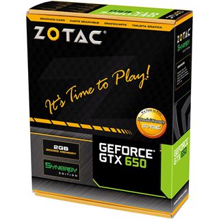 2GB ZOTAC GeForce GTX 650 Aktiv PCIe 3.0 x16 (Retail)