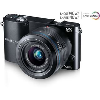 Samsung NX1000 Kit 20-50mm Systemkamera schwarz