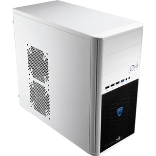 AeroCool QS-200 Midi Tower ohne Netzteil weiss