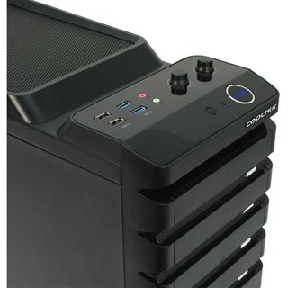 Cooltek K5 3.0 Midi Tower ohne Netzteil schwarz