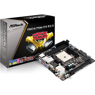 ASRock FM2A75M-ITX R2.0 AMD A75 So.FM2 Dual Channel DDR3 Mini-ITX