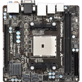 ASRock FM2A75M-ITX R2.0 AMD A75 So.FM2 Dual Channel DDR3 Mini-ITX