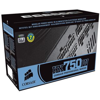 PSU 750 Watt Corsair HX750 Modular 80+ Silver