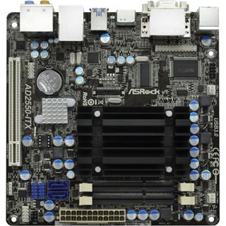 ASRock AD2550-ITX Intel NM10 So.BGA Single Channel DDR3 Mini-ITX