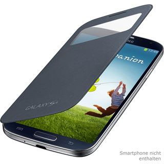Samsung S View Kunststoff/Velour Flip-Cover f&uuml;r Samsung Galaxy